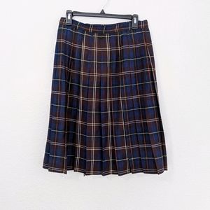 Windsor Vintage 100% Wool Plaid Kilt